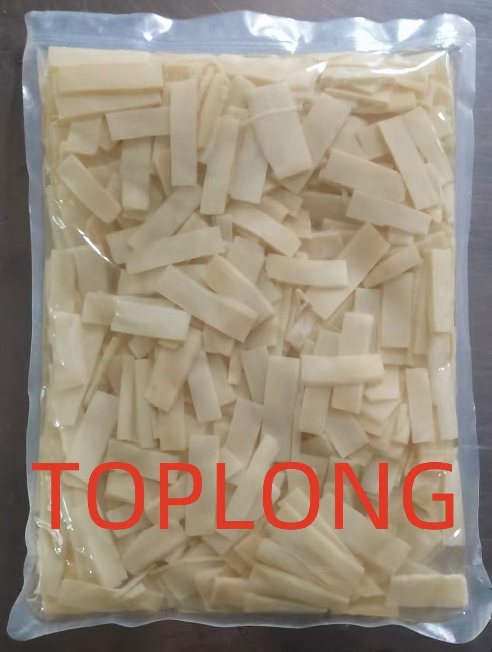 Canned bamboo shoots Slices in Plastic Bags